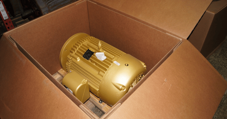 Image of a space motor in a box